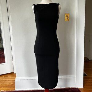 Miss Sixty Black Open Back Sheath Dress – Size XS